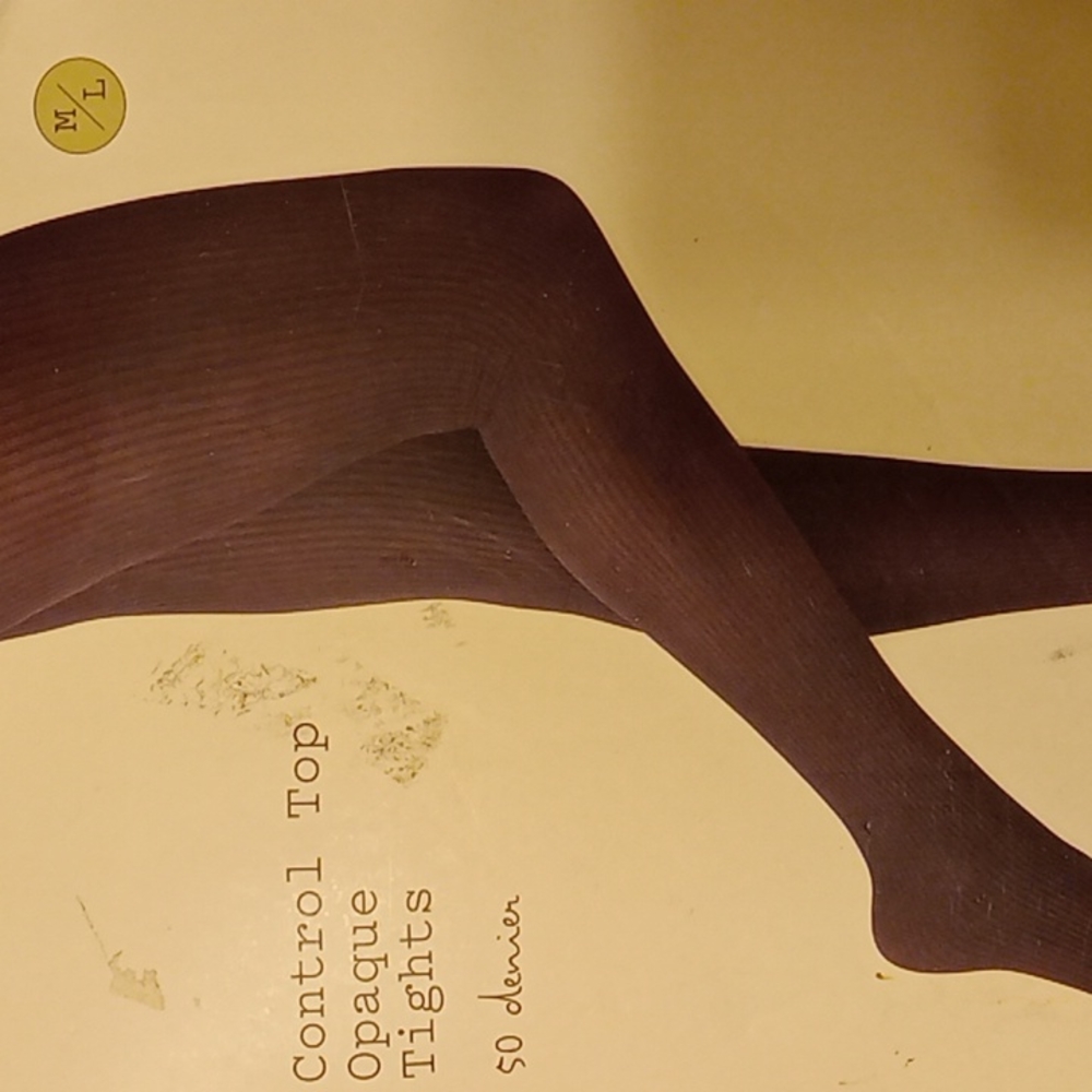 Control Top Opaque Tights 50 denier